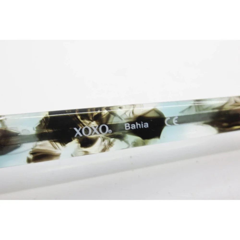 XOXO Bahia Sunglasses Black Marbled Polarized Butterfly Frames 57-16-135 36512